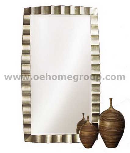 8604 Decorative wood wall mirror for Hosipitality